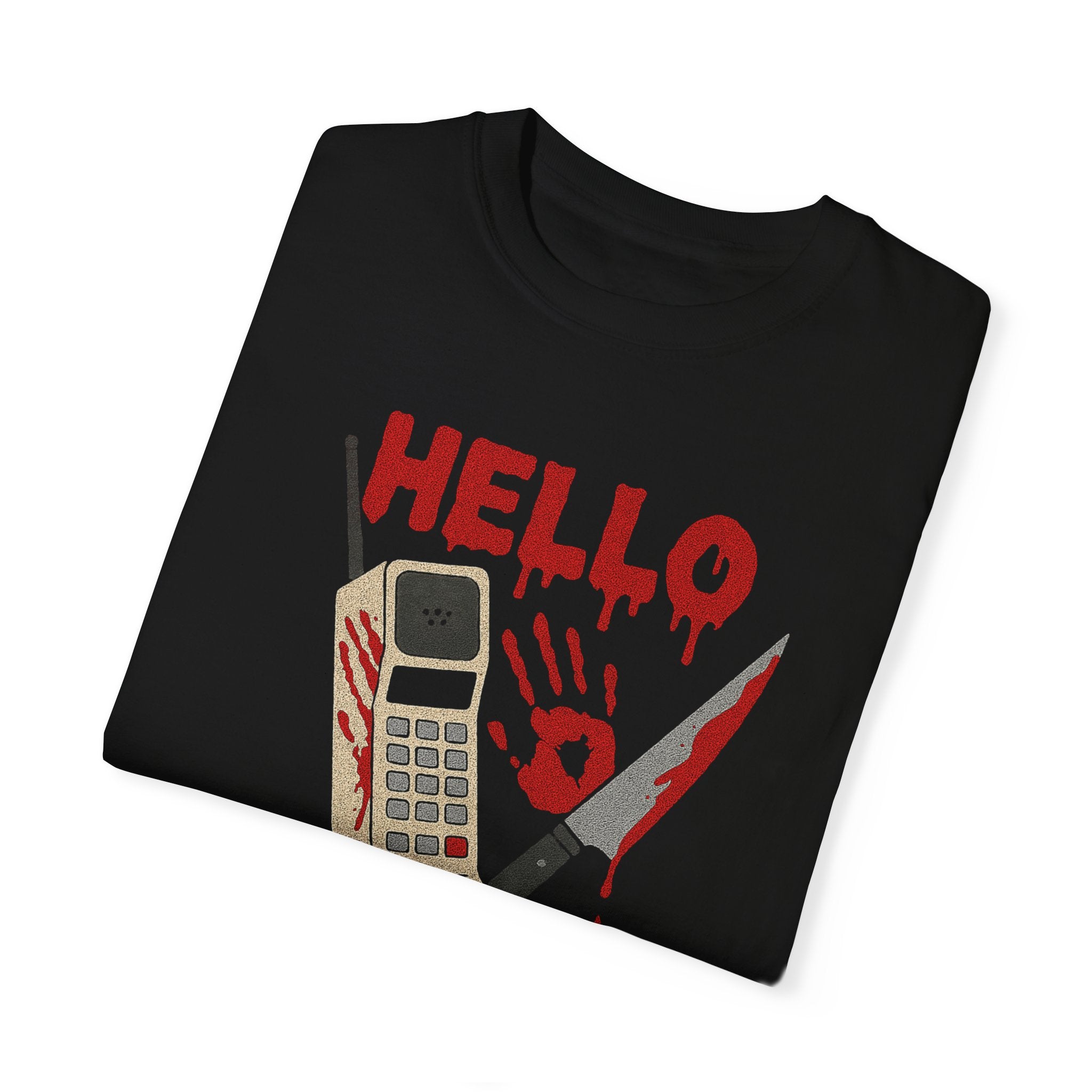 Unisex Garment-Dyed T-shirt - Horror Movie Inspired 'Hello Sidney' Tee