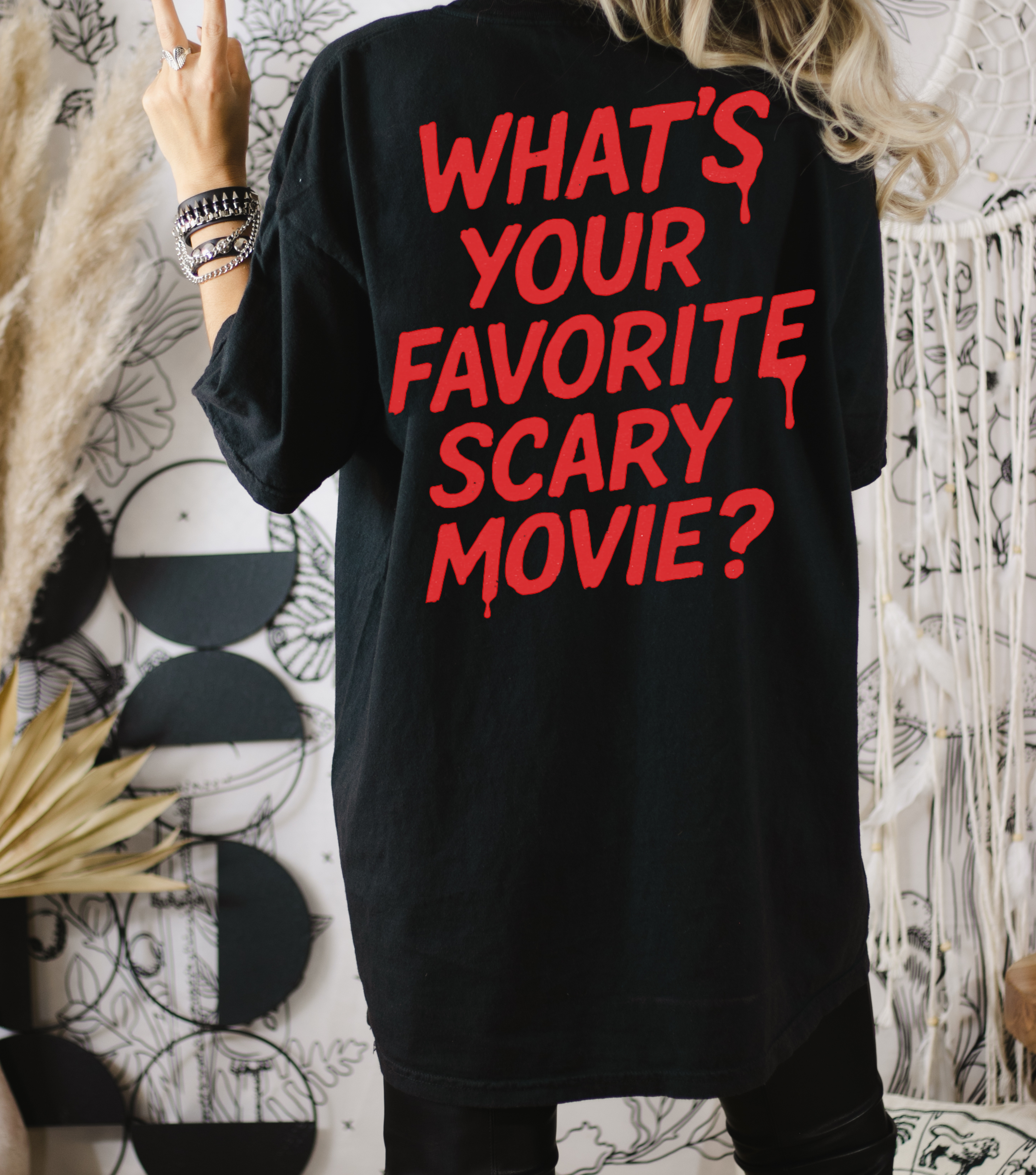 Unisex Garment-Dyed T-shirt - Horror Movie Inspired 'Hello Sidney' Tee