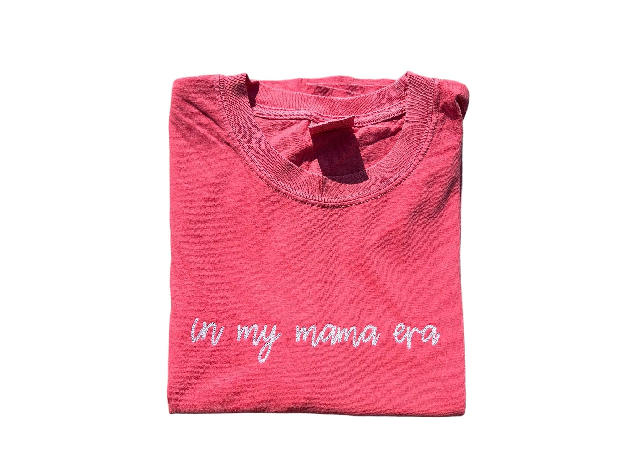 Mama T Shirt Gifts For Moms Embroidered T Shirt  Mom Era Mom Life Gifts Mother's Day gifts gifts for her Mama Embroidered Shirt Custom