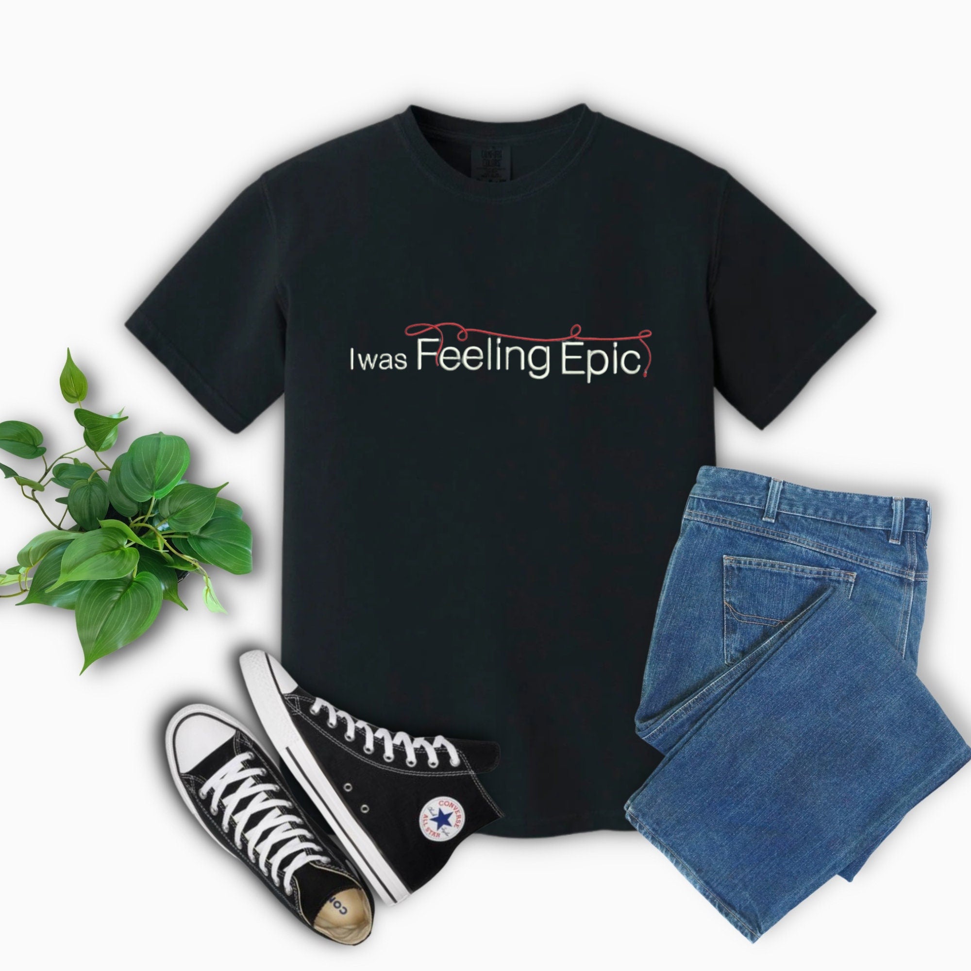 The Vampire Diaries Inspired Embroidered Shirt - I Was Feeling Epic, Embroidered Shirt, Vampire Diaries, Mystic Falls, Stefan Salvatore, TVD
