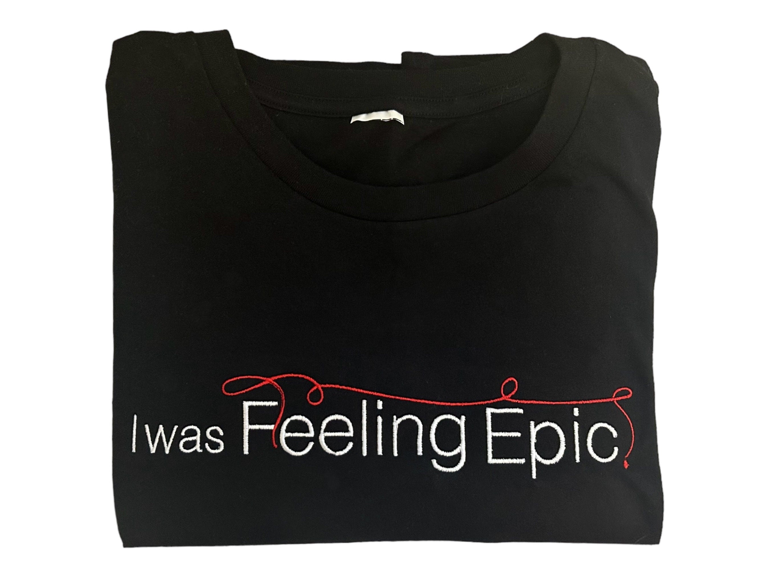 The Vampire Diaries Inspired Embroidered Shirt - I Was Feeling Epic, Embroidered Shirt, Vampire Diaries, Mystic Falls, Stefan Salvatore, TVD