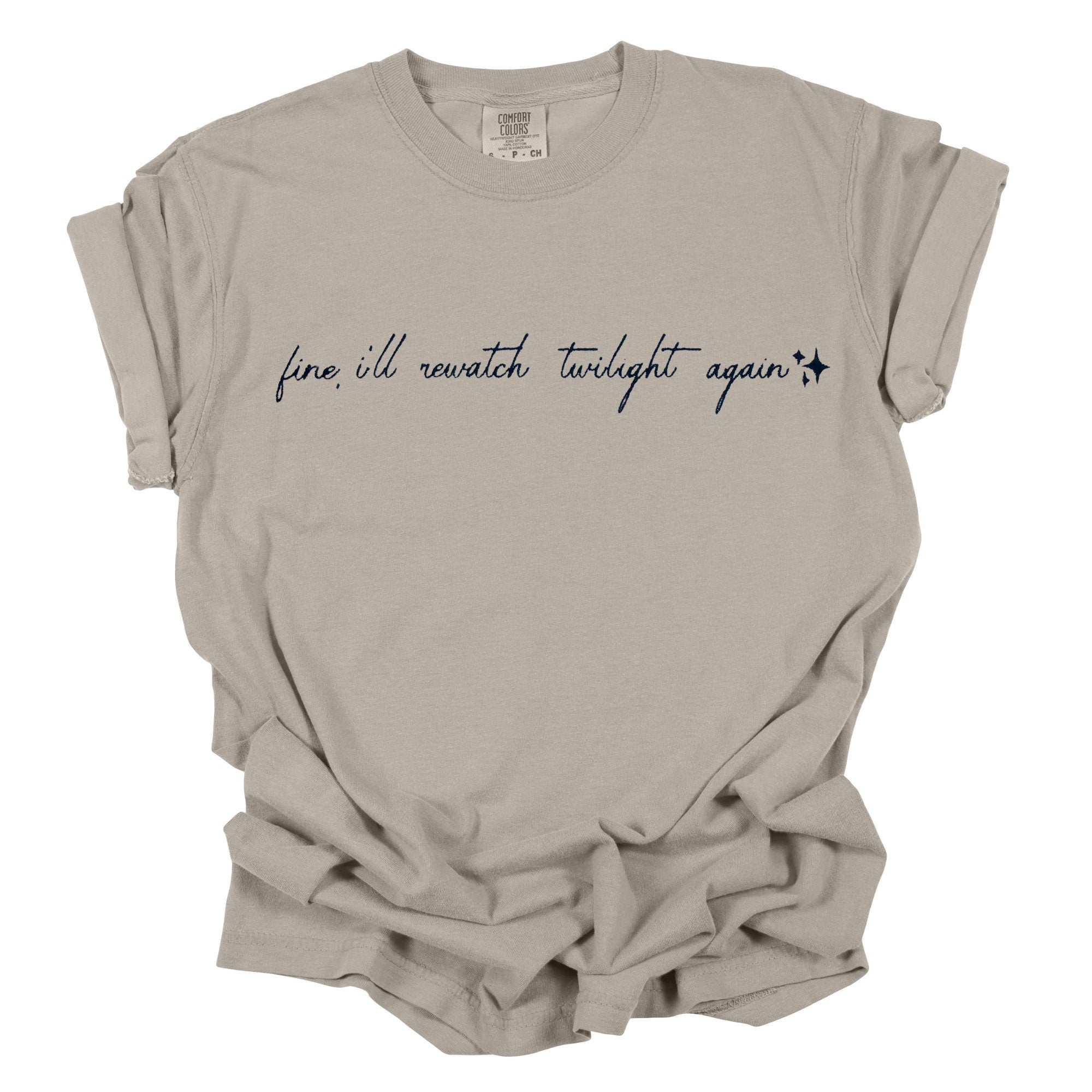 Twilight Embroidered T shirt Twilight Edward Cullen Twilight Fans Twilight Merch Gifts for her Gifts for twilight fans Vampire Gift