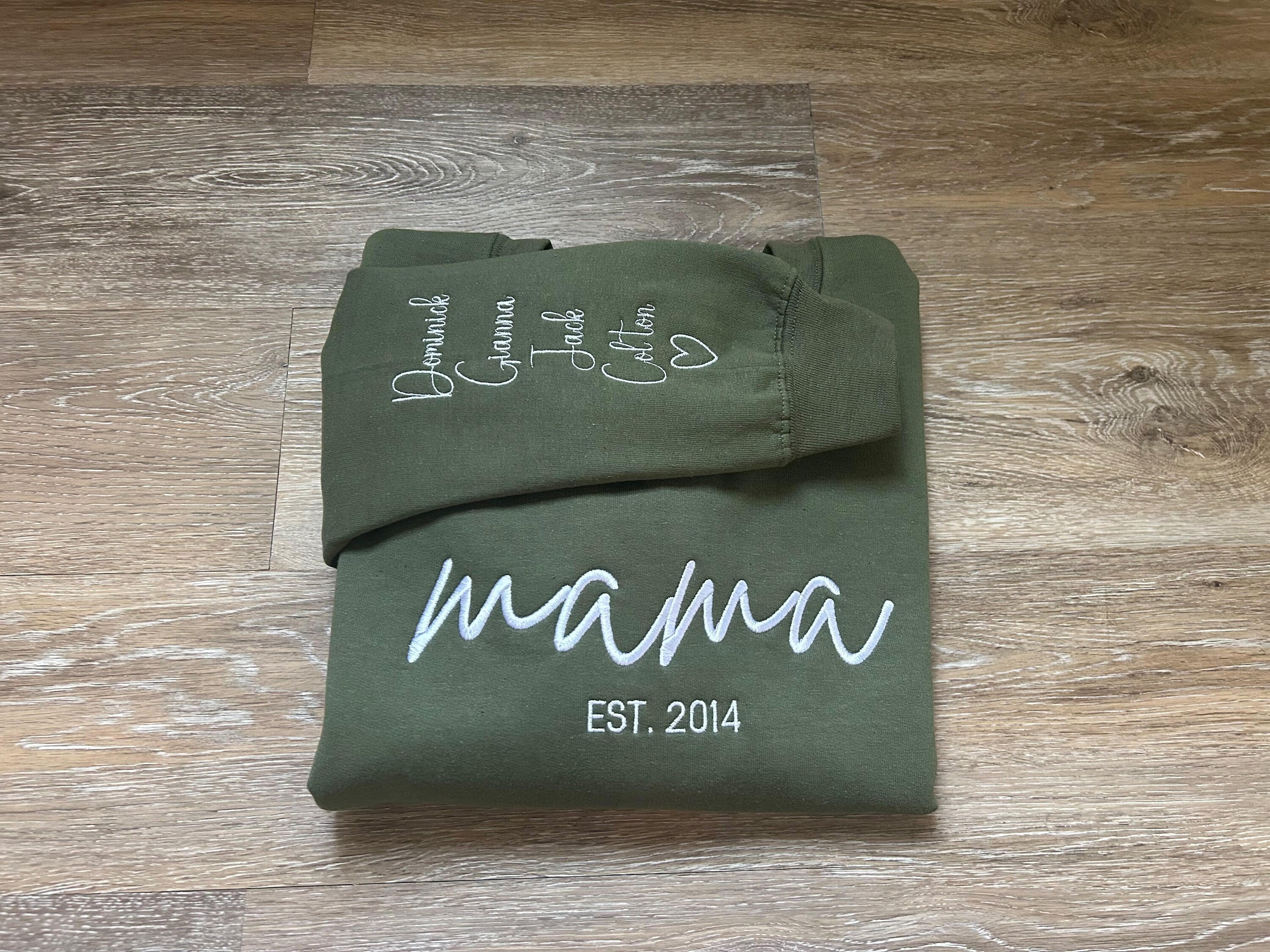 Mama Embroidered Crewneck, Gifts for her, Gifts for mom, mama, gifts for mama.